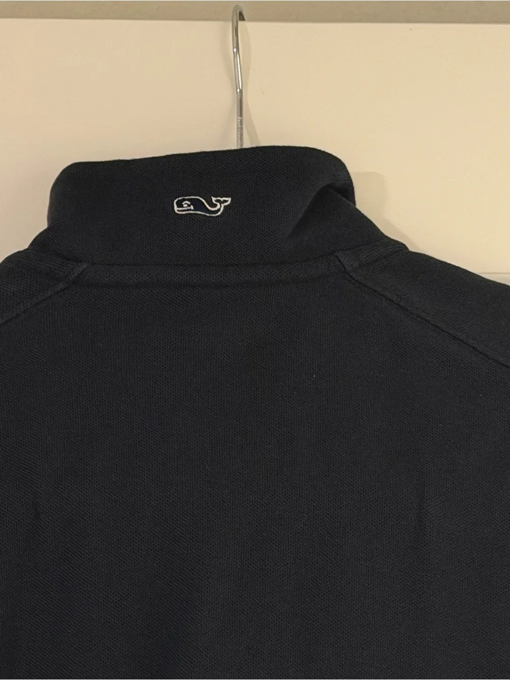 Vineyard vines black cotton quarter zip